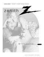 Zenith B25A30Z B27A30Z B32A30Z TV Operating Manual